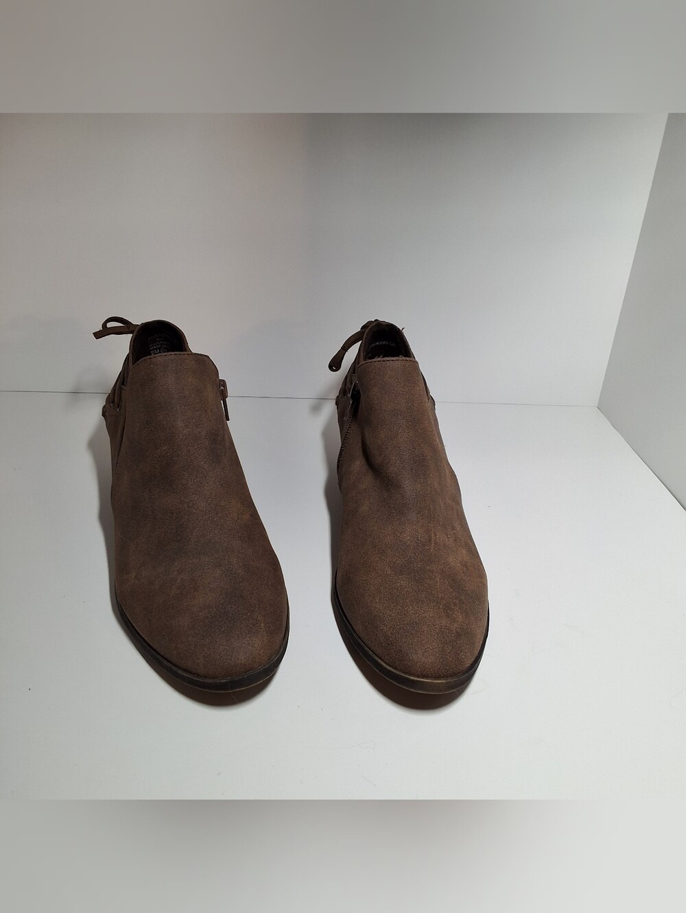 Jellypop Brown Suede Ankle Booties